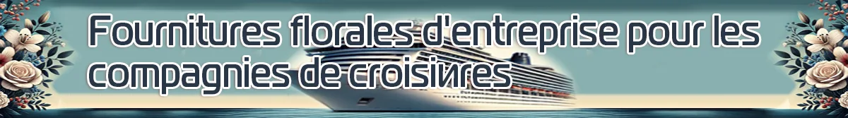 Fournitures florales d'entreprise pour les compagnies de croisière en Indonésie